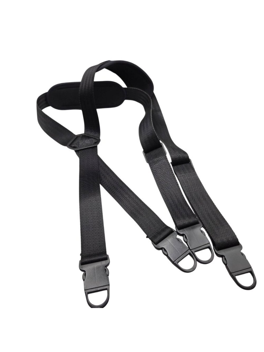 Blauer Tactical Duty Suspenders Black Adjustable Padded Straps For Enhanced Comf